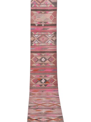 Etnik Bulvar El Dokuma Kilim Yolluk 72 x 536 cm