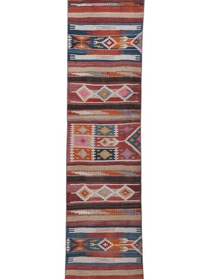 Etnik Bulvar El Dokuma Kilim Yolluk 75 x 505 cm