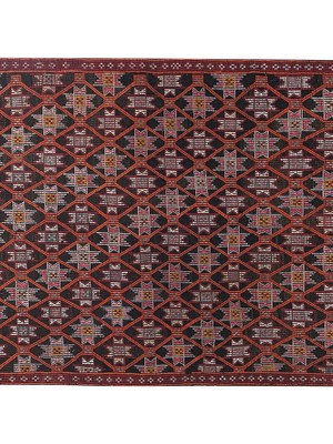 Etnik Bulvar El Dokuma Kilim Mut Yöresi Geometrik Desenli Halı 157 x 266 cm