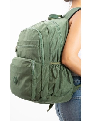 Baginn 571 Collection Okul Çantası Çok Cepli Yağmur Geçirmez Klinkır Kumaş