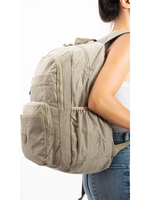 Baginn 571 Collection Okul Çantası Çok Cepli Yağmur Geçirmez Klinkır Kumaş