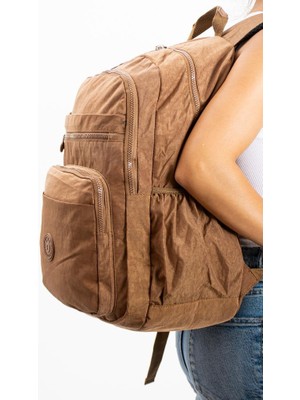 Baginn 571 Collection Okul Çantası Çok Cepli Yağmur Geçirmez Klinkır Kumaş