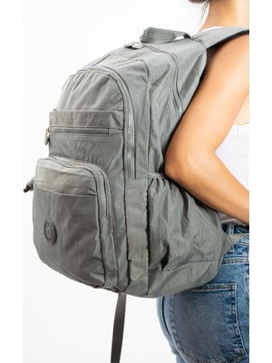 Baginn 571 Collection Okul Çantası Çok Cepli Yağmur Geçirmez Klinkır Kumaş