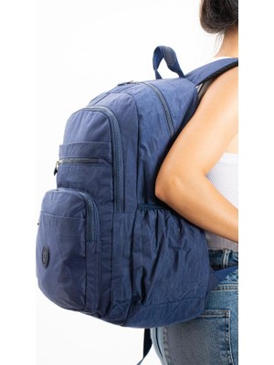 Baginn 571 Collection Okul Çantası Çok Cepli Yağmur Geçirmez Klinkır Kumaş