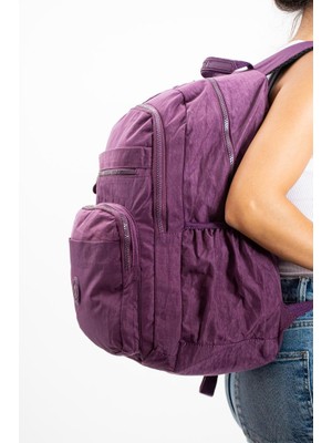 Baginn 571 Collection Okul Çantası Çok Cepli Yağmur Geçirmez Klinkır Kumaş