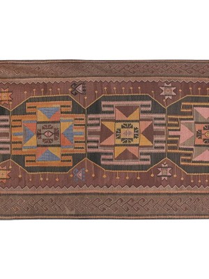 Etnik Bulvar El Dokuma Kilim Yolluk 133 x 261 cm