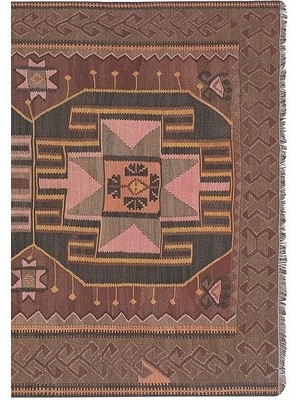 Etnik Bulvar El Dokuma Kilim Yolluk 133 x 261 cm