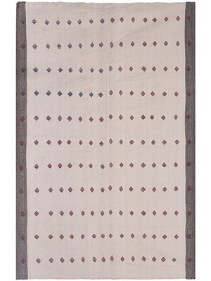 Etnik Bulvar El Dokuma Kilim Karapınar Yöresi Geometrik Desenli Halı 156 x 245 cm