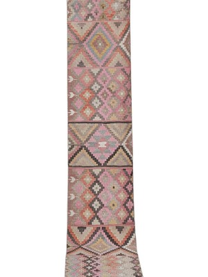 Etnik Bulvar El Dokuma Kilim Yolluk 70 x 405 cm