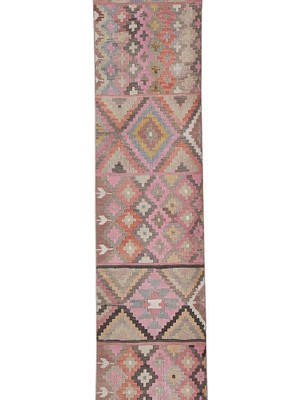 Etnik Bulvar El Dokuma Kilim Yolluk 70 x 405 cm