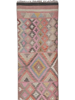 Etnik Bulvar El Dokuma Kilim Yolluk 70 x 405 cm