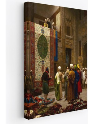 Foradels Dekoratif Kanvas Tablo Duvar Dekoru Halı Tüccarı Eseri Osman Hamdi Bey 5123 Bungknv