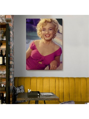 Dekoratif Kanvas Tablo, Duvar Dekoru, Marilyn Monroe  ve Güzelliği 6150 BUNGKNV