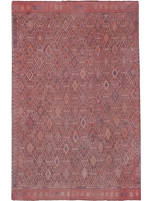 Etnik Bulvar El Dokuma Karapınar Yöresi Geometrik Desenli kilim 155 x 230 cm