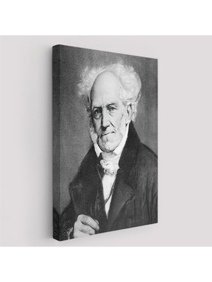 Foradels Dekoratif Kanvas Tablo Duvar Dekoru Arthur Schopenhauer Portre 6266 Bungknv