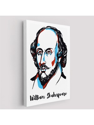 Foradels Dekoratif Kanvas Tablo Duvar Dekoru William Shakespeare Şair Yazar 5968 Bungknv