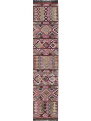 Etnik Bulvar El Dokuma Kilim Yolluk 76 x 372 cm