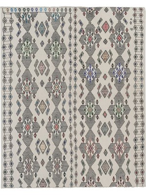 Etnik Bulvar El Dokuma Kilim Karapınar Yöresi Geometrik Desenli Halı 170 x 210 cm