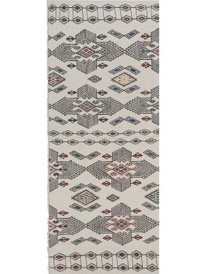 Etnik Bulvar El Dokuma Kilim Karapınar Yöresi Geometrik Desenli Halı 170 x 210 cm