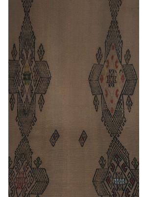 Etnik Bulvar El Dokuma Karapınar Yöresi Geometrik Desenli Uzun Yolluk Kilim 78 x 406 cm