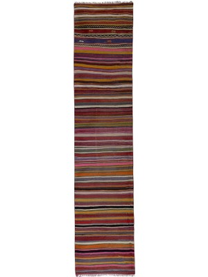 Etnik Bulvar El Dokuma Kilim Yolluk 77 x 348 cm