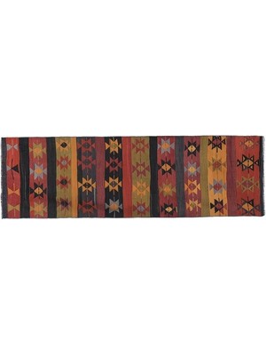 Etnik Bulvar El Dokuma Kilim Yolluk 92 x 287 cm