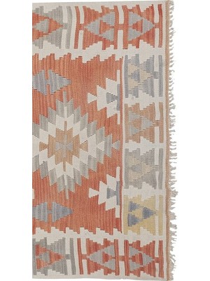 Etnik Bulvar El Dokuma Kayseri Yöresi Geometrik DESENLI KILIM105 x 171CM