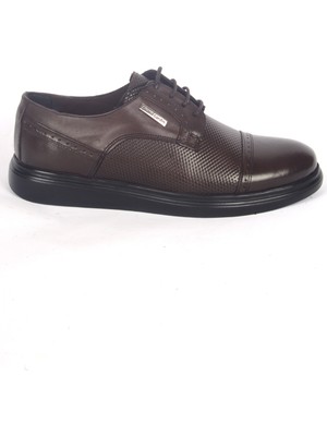 Pierre Cardin 90165-1 Freelight Deri Bağcıklı Normal Taban Kahverengi Klasik Erkek Ayakkabı