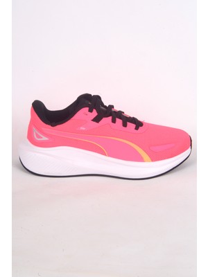 Puma 379437-19 Skyrocket Lite Fileli Rahat Ortopedik Taban Esnek Hafif Beyaz-Pembe Günlük Kadın Spor Ayakkabı