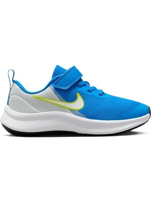 Nike Star Runner 38 (Psv) Bantlı Lastik Ipli Unisex Çocuk Yürüyüş Koşu Ayakkabısı Mavi