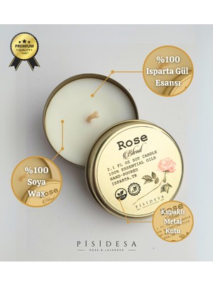 Pisidesa Gül Karışımı Mumu (Rose Blend)