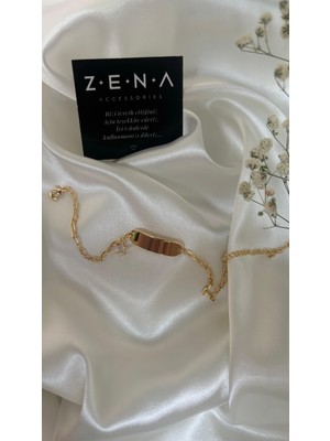 Zena Accessories Yıldız Taşlı Paslanmaz Çelik Bileklik