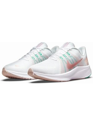 Nike Nikequest 4 Kadın Beyaz Koşu Ayakkabısı - DA1106-105