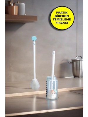 Toyfest 1 Adet Silikon Biberon ve Kavanoz Yıkama Fırçası