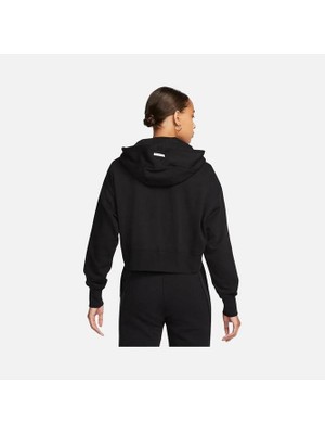 Nike Sportswear Air Fleece Cropped Full-Zip Hoodie Kadın Sweatshirt DQ6579-010