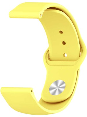 Cupcase Huawei Gt4 41MM Krd-11 18MM Silikon Kordon-Sarı