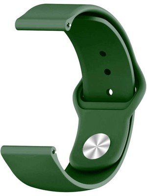 Cupcase Huawei Gt4 41MM Krd-11 18MM Silikon Kordon-Haki