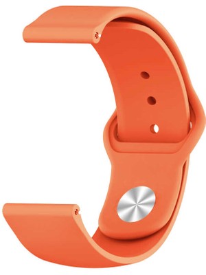 Cupcase Huawei Gt4 41MM Krd-11 18MM Silikon Kordon-Turuncu