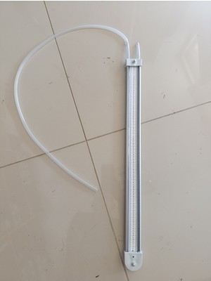 Seray 60CM Kısa Mıknatıslı Alüminyum U Manometre