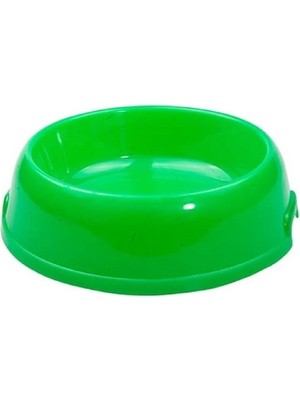 Yıldırım Pet Plastik Küçük Mama Kabı 14 x 14 x 5 cm Yeşil