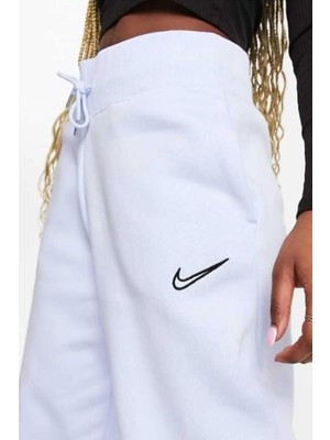 Nike Phoenix Fleece Loose Fit Pant Women's Yüksek Bel Bol Kesim Kadın Eşofman Altı Açık Mavi