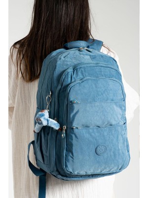 Baginn 571 Collection Lise Üniversite Okul Çantası Klinkır Kumaş Sırt Çantası 45 x 30 cm