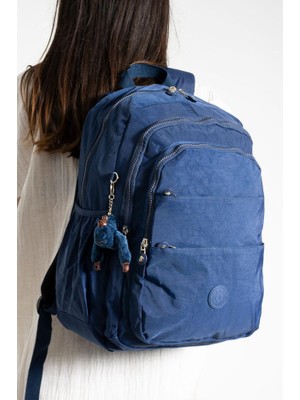 Baginn 571 Collection Lise Üniversite Okul Çantası Klinkır Kumaş Sırt Çantası 45 x 30 cm