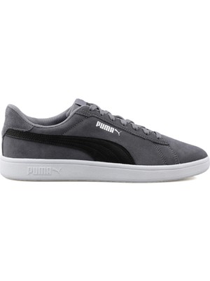 Puma Smash 3.0 Unisex Deri Sneaker Ayakkabı Siyah