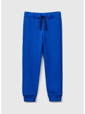 Benetton Lastikli Paça Saks Erkek Eşofman Altı 3J68CF058 19R