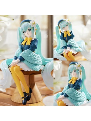 Zigver 15CM Anime 2024 Yeni Anime Lily Zambak Peri Oturma Duruş Kawaii Şekil Pvc Model Oyuncaklar Bebek Hediyeler