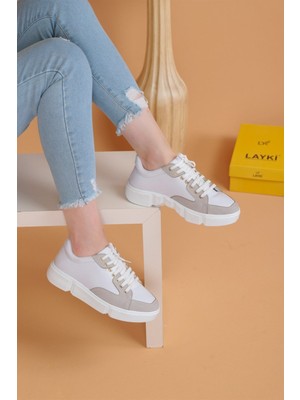 Layki Lofft Beyaz Bayan Sneaker