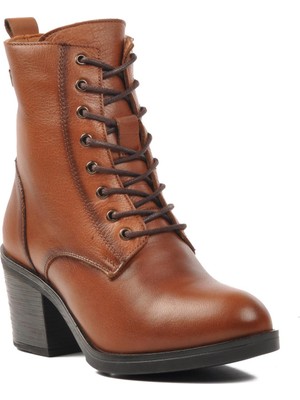 Voyager 9812 Taba Içi Kürklü  Deri Kadın Bot