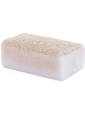 Mircotton Doğal Kabak Lifli El Yapımı Sabun 120 Gr Eşek Sütü Kokusuyla Tüm Ciltler İçin