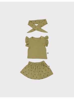 RG Brand Bebek Doğal Baskılı Etek Takımı